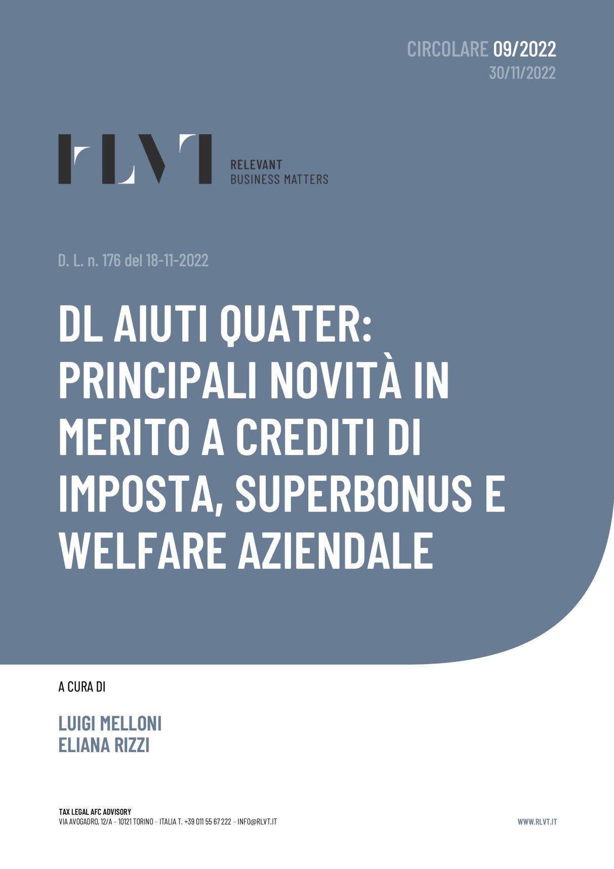 DL AIUTI QUATER PRINCIPALI NOVITÀ IN MERITO A CREDITI DI IMPOSTA